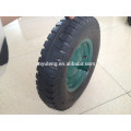 3.50-8 4.00-8 lug pattern pneumatic rubber wheel for wheel barrow,air wheel with WB6400